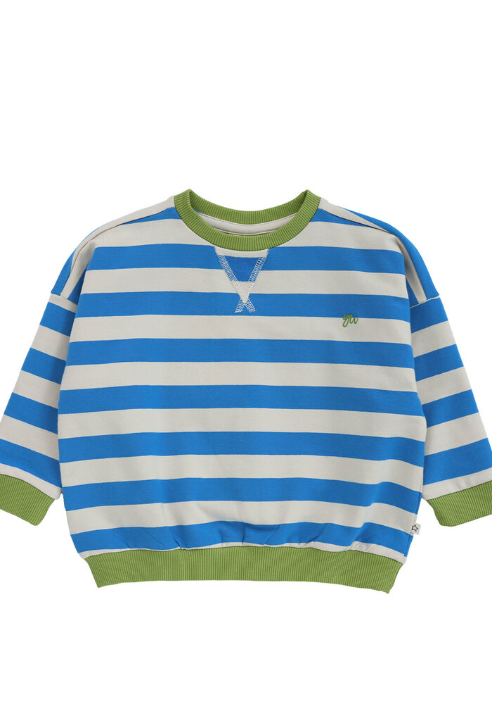 Your Wishes Stripe French Knit | Sweater French Blue