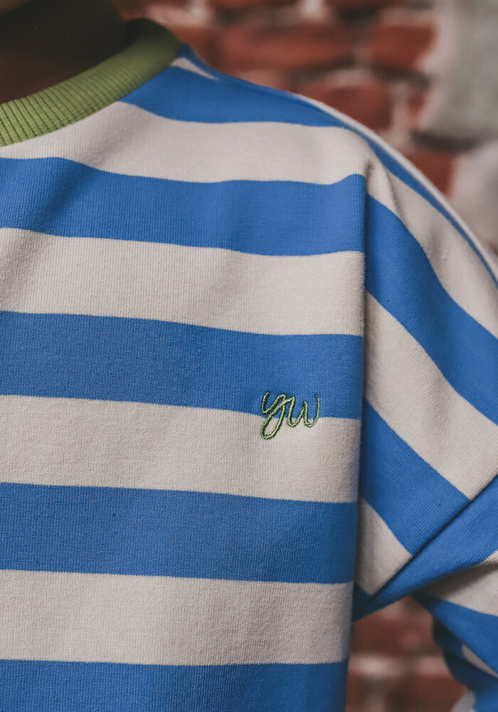 Your Wishes Stripe French Knit | Sweater French Blue