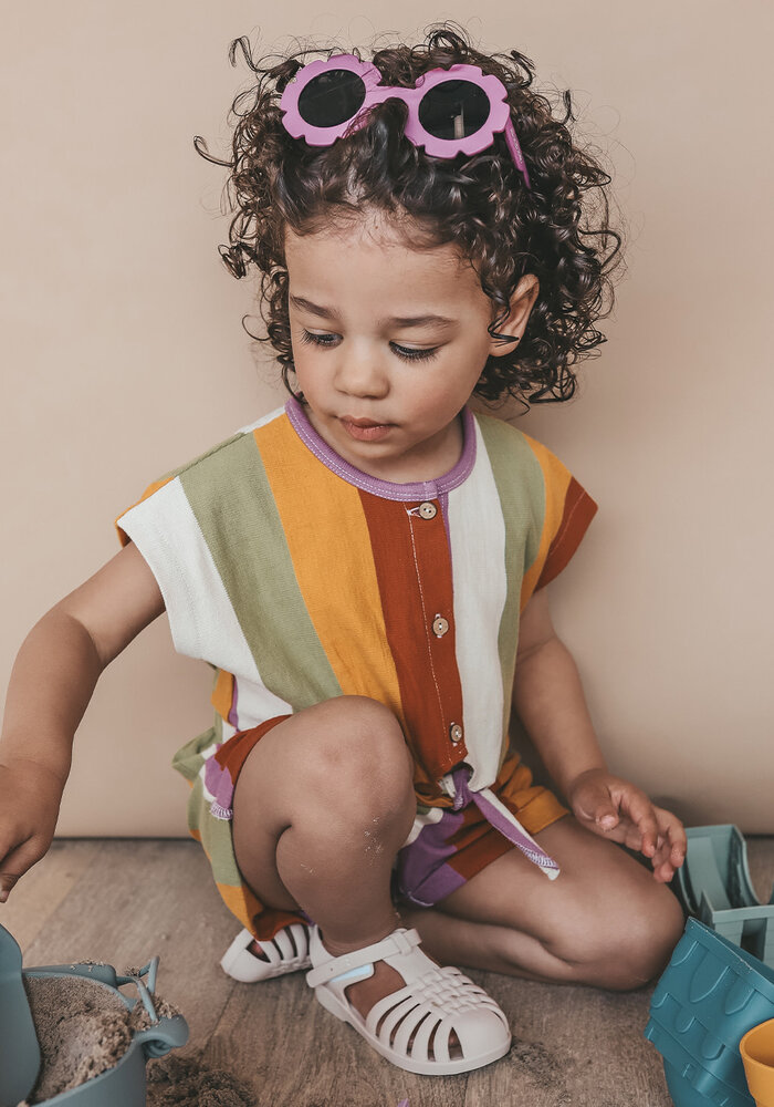 Salted Stories Multi Stripe | Tie Jumpsuit Multicolor