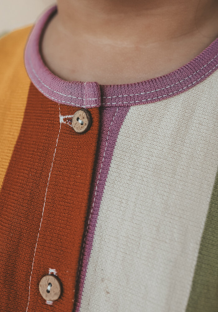 Salted Stories Multi Stripe | Tie Jumpsuit Multicolor