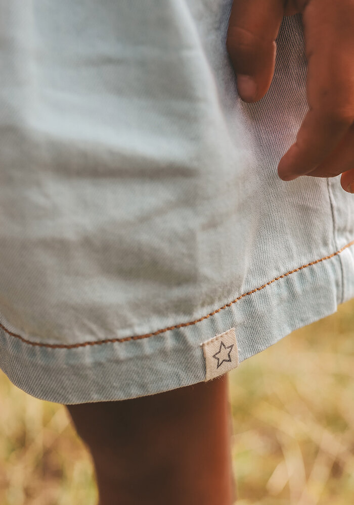 Your Wishes Chambray | Relaxed Shorts Sunlit Blue