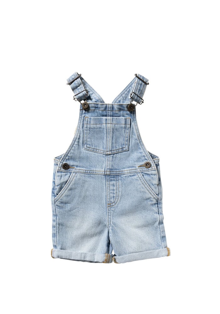 Your Wishes Light Blue Denim | Short Dungarees Denim Light Blue