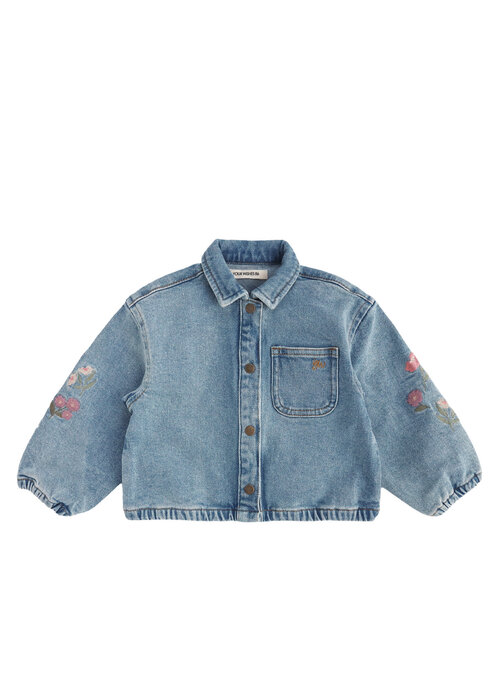 Your Wishes Your Wishes Stretch Denim | Embroidery Jacket Blue Tint