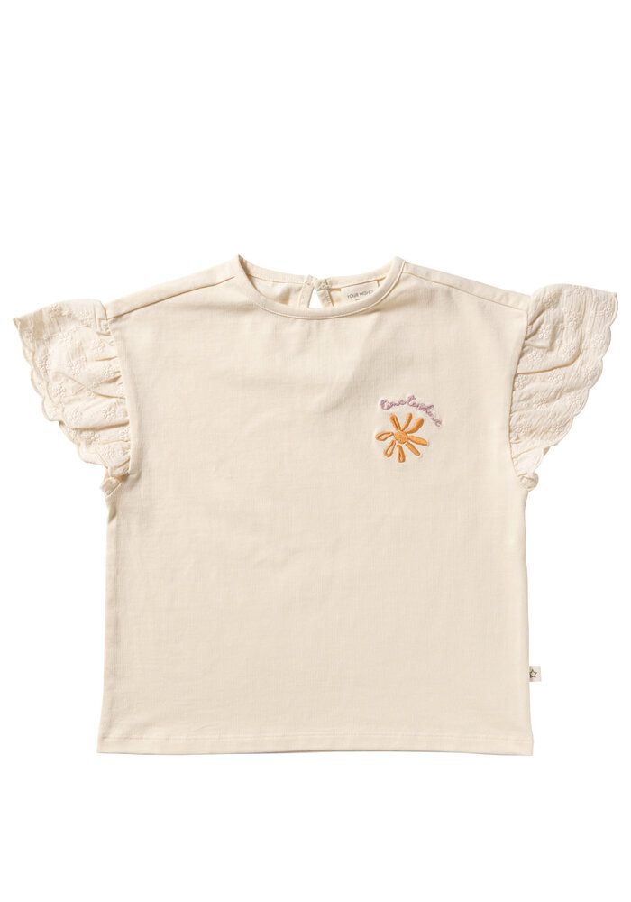 Your Wishes Broderie | Wide shirt White Swan