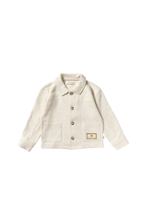 Your Wishes Your Wishes Melange | Overshirt White Swan