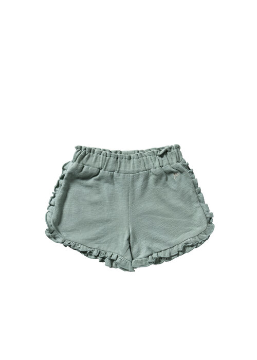 Your Wishes Your Wishes Textured Jersey | Ruffle Shorts Ocean