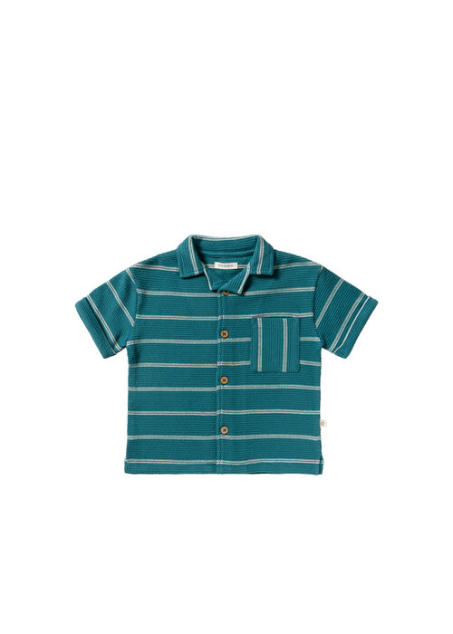 Your Wishes Your Wishes Structure Stripe | Loose Shirt Dragonfly