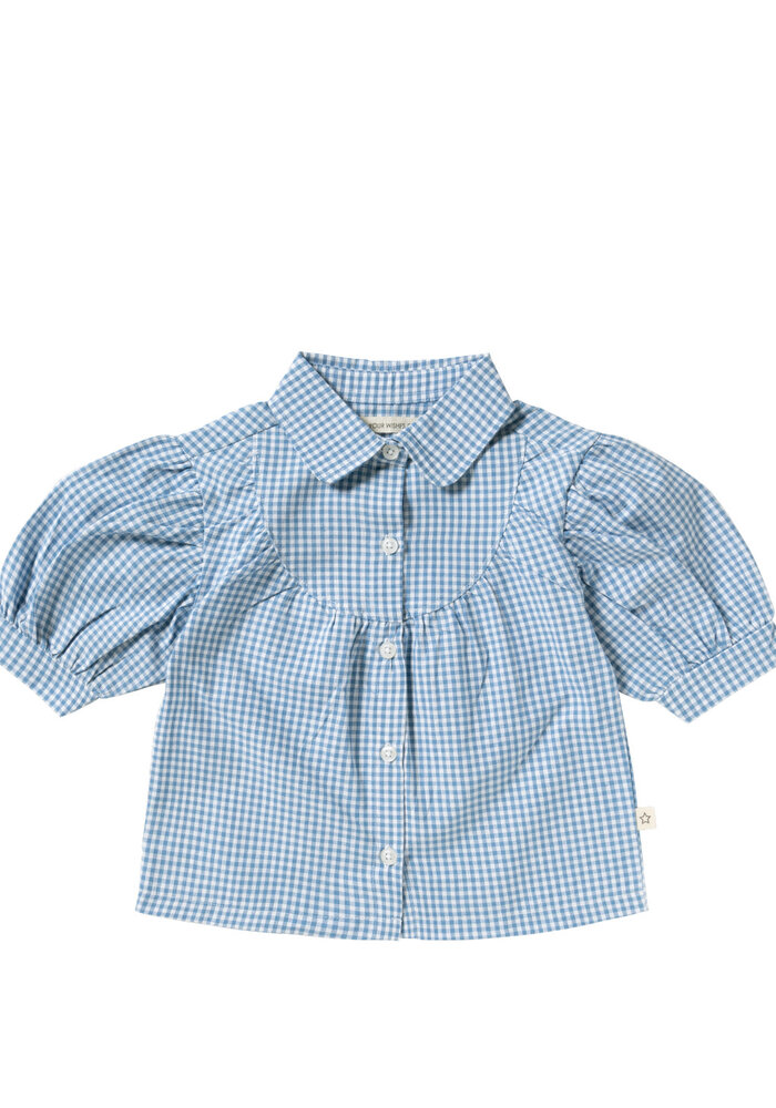 Your Wishes Vichy Blue | Shirt Allure