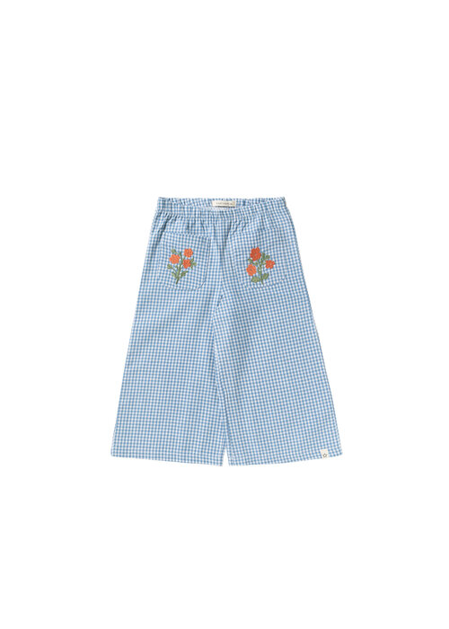 Your Wishes Your Wishes Vichy Blue | Wide Leg Pants Allure