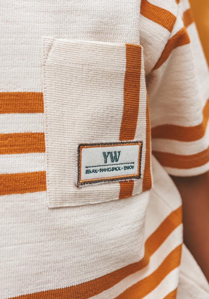 Your Wishes Triad Stripe | Oversized Tee Multicolor