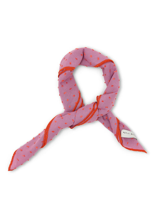 Petit Blush Petit Blush Scarf 50x50 cm Plumeti