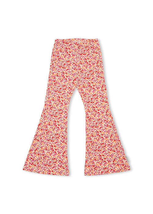 Petit Blush Petit Blush Bowie Flared Pants Small Flowers AOP