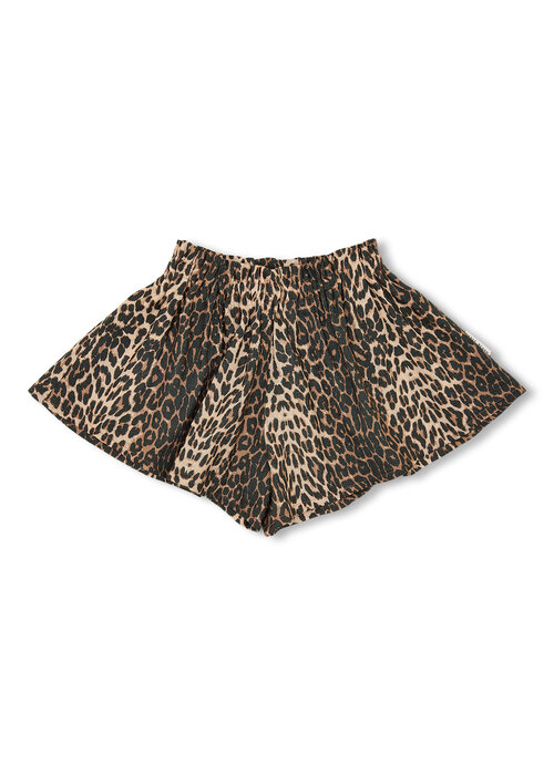 Petit Blush Petit Blush Ruffle Short Leopard AOP
