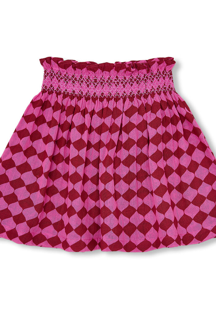 Petit Blush Mini Smock Skirt Berry Blush