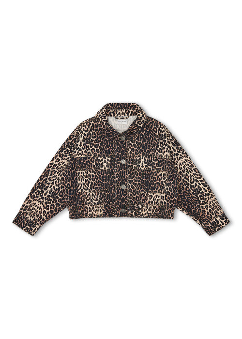 Petit Blush Petit Blush Leopard Jacket Leopard AOP