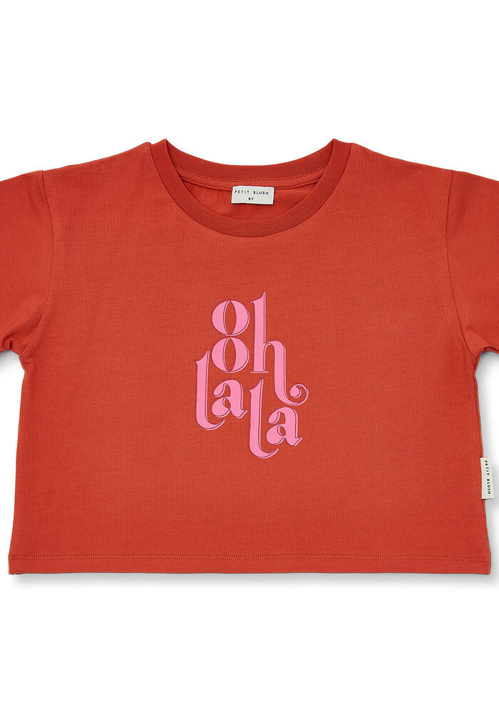 Petit Blush T-Shirt Ooh lala Burnt Brick