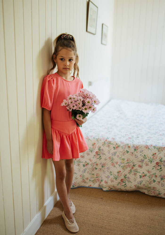 Petit Blush Puff Sleeve Blouse Pink Lemonade