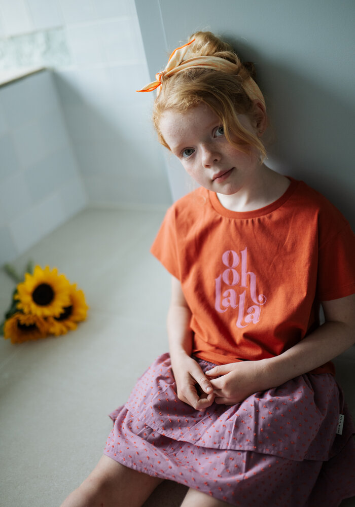 Petit Blush T-Shirt Ooh lala Burnt Brick