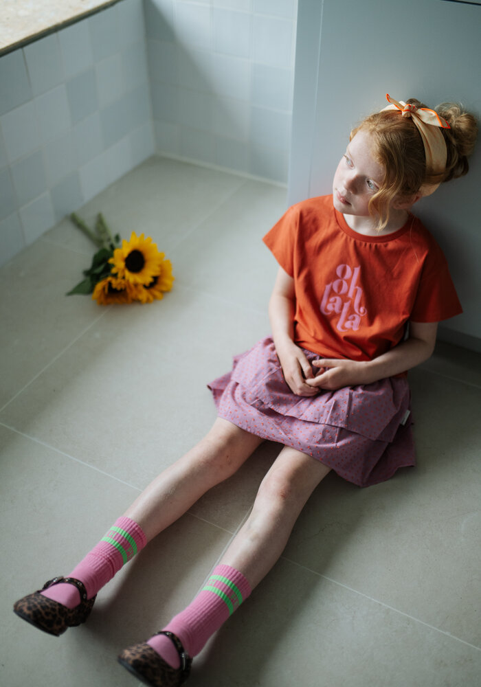 Petit Blush T-Shirt Ooh lala Burnt Brick