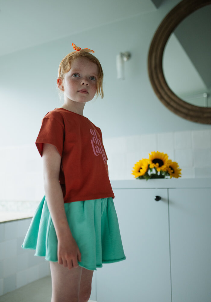 Petit Blush Sweat Short  Ocean