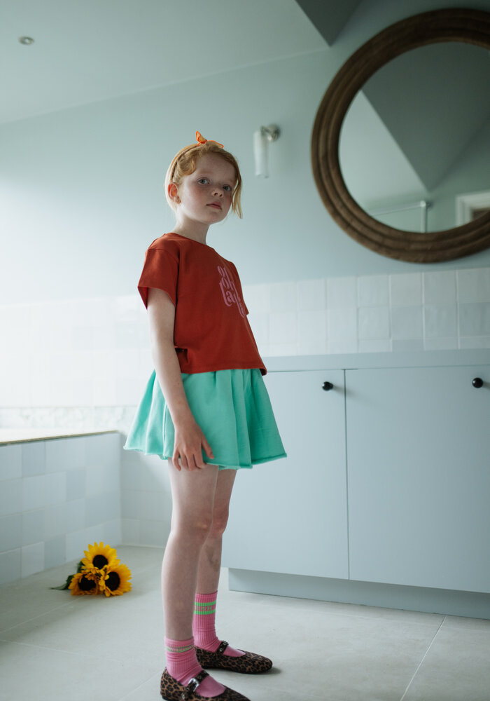 Petit Blush Sweat Short  Ocean