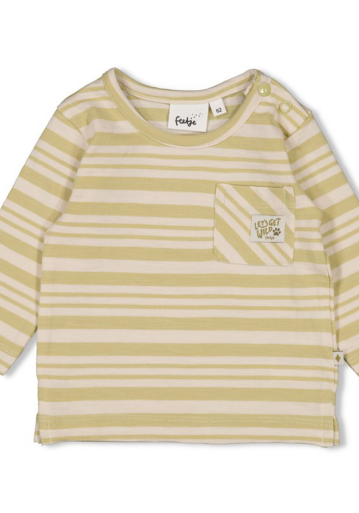 Feetje Longsleeve streep - Safari Savage