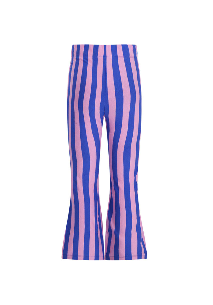 The New Chapter flared pants Nena Blue Pink Stripes