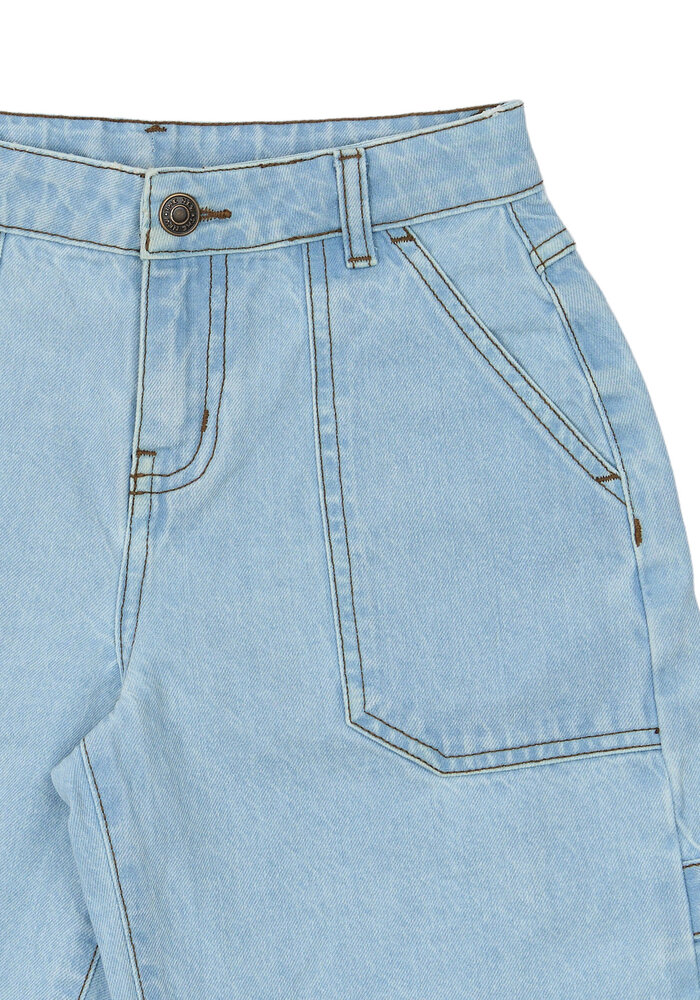 The New TNSavid Skate Shorts Light blue denim