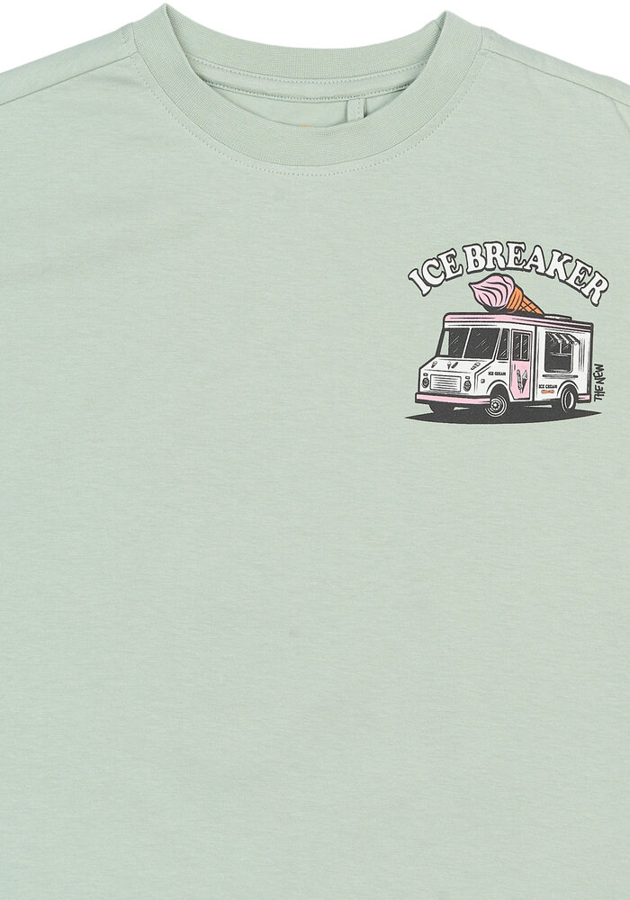 The New TNStefano OS S_S Tee Aqua gray