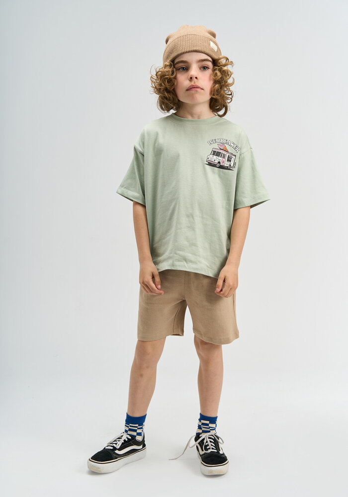 The New TNStefano OS S_S Tee Aqua gray