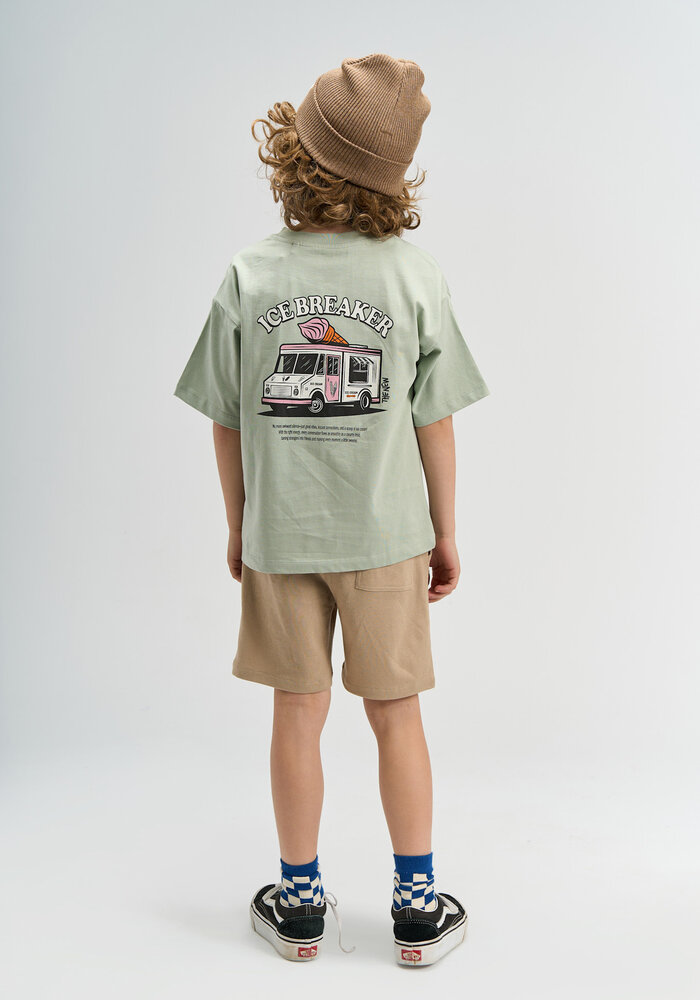 The New TNStefano OS S_S Tee Aqua gray