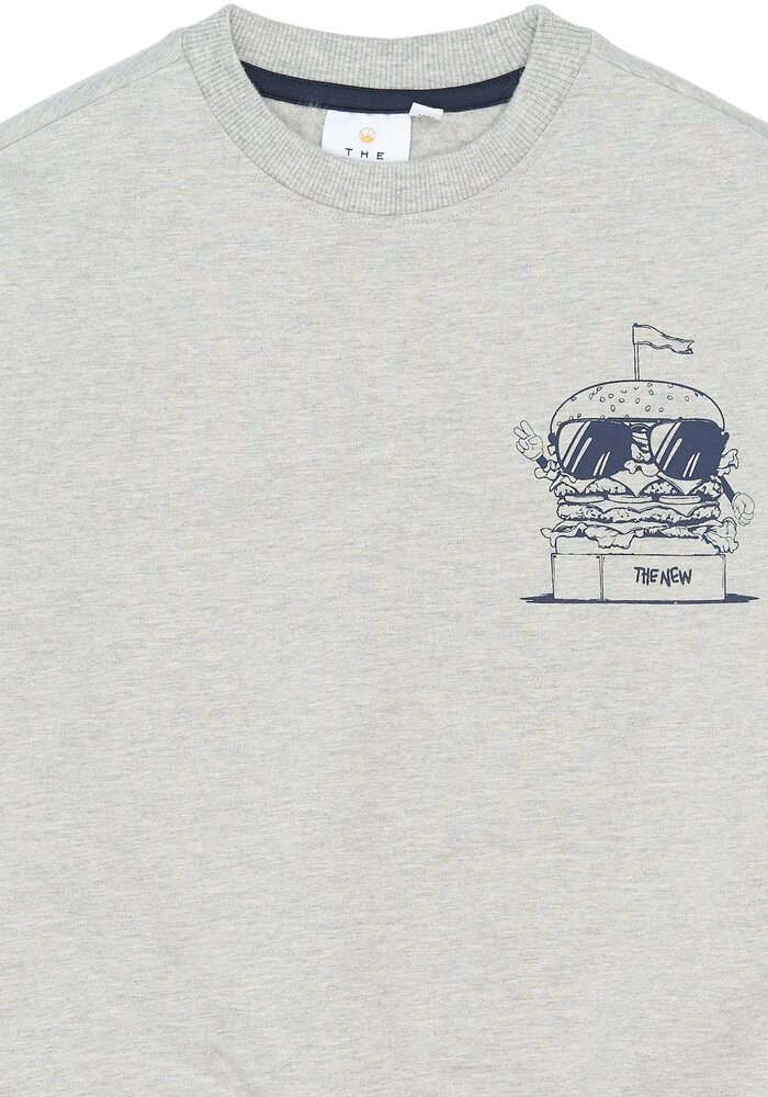 The New TNStevie Sweatshirt Light Grey Melange