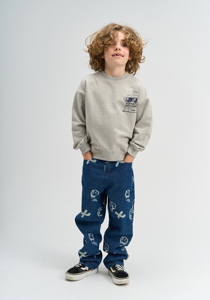 The New TNStevie Sweatshirt Light Grey Melange