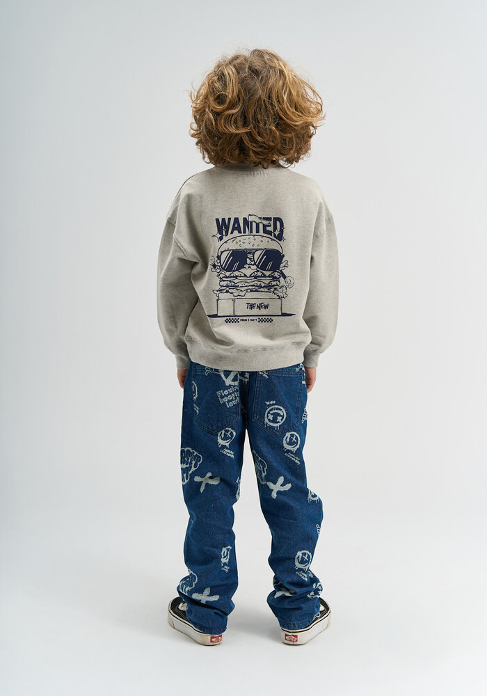 The New TNStevie Sweatshirt Light Grey Melange