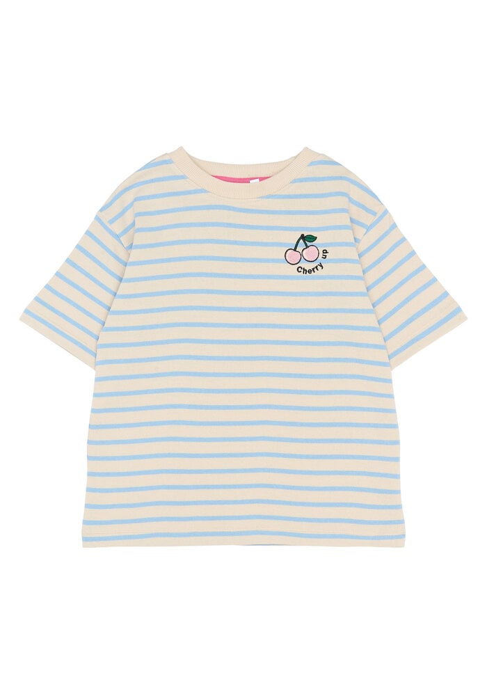 The New TNSanny OS S_S Tee Forever Blue Striped