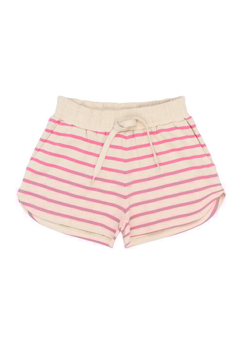 The New The New TNShannon Shorts Carmine Rose Striped