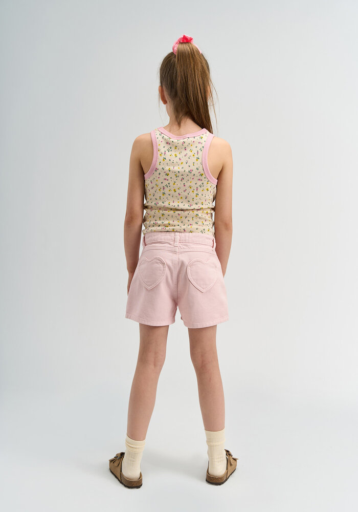 The New TNSamantha Denim Shorts Light Lilac