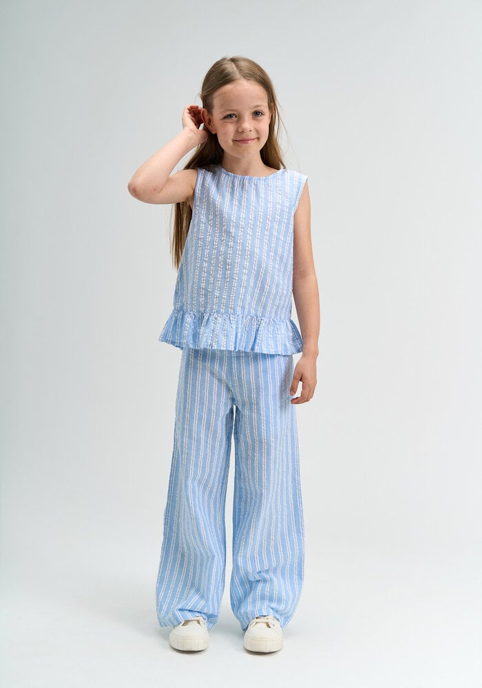The New TNShirley Wide Pants Forever Blue Striped