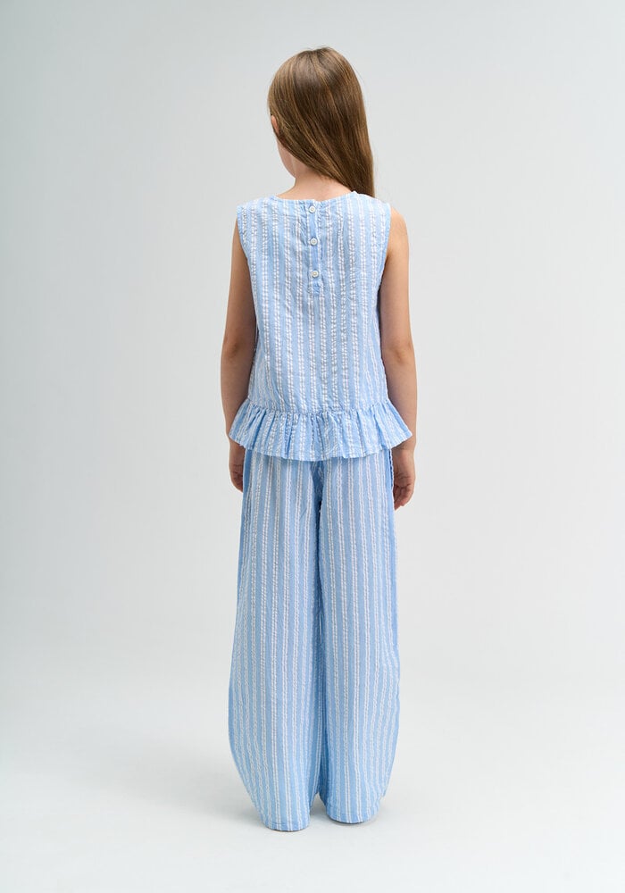 The New TNShirley Wide Pants Forever Blue Striped