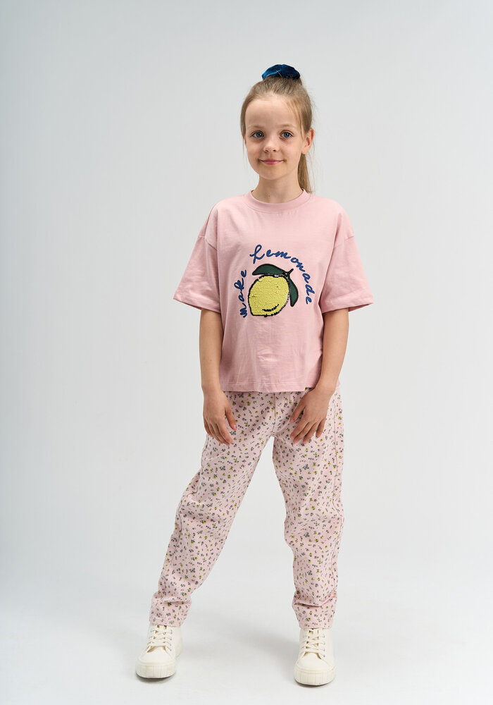 The New TNShannet OS S_S Tee Silver Pink