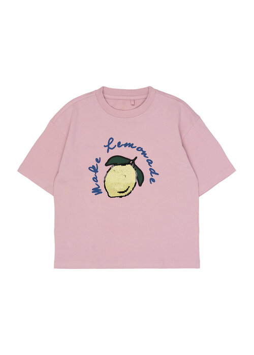 The New The New TNShannet OS S_S Tee Silver Pink