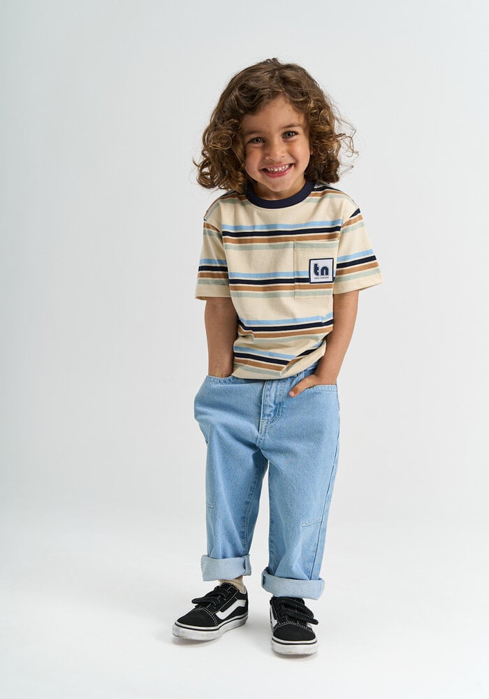 The New TNSTSilvio Carrot Jeans Light blue denim