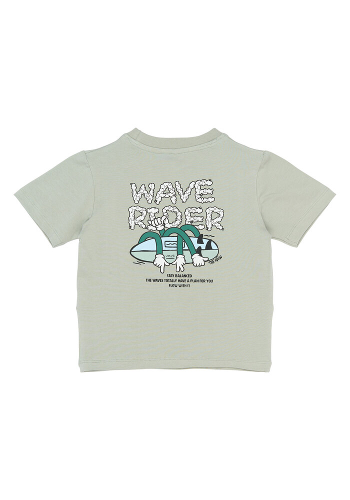 The New TNSTSigurd S_S Tee Aqua gray