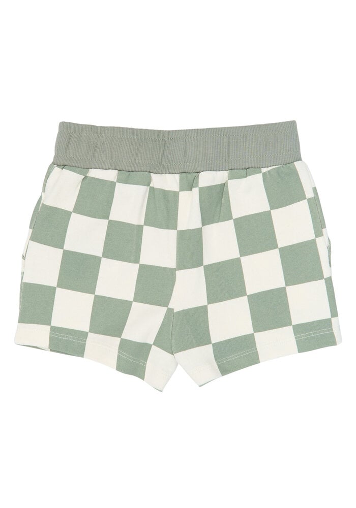 The New TNSTSebastian Shorts Aqua Gray AOP