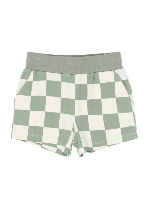 The New The New TNSTSebastian Shorts Aqua Gray AOP