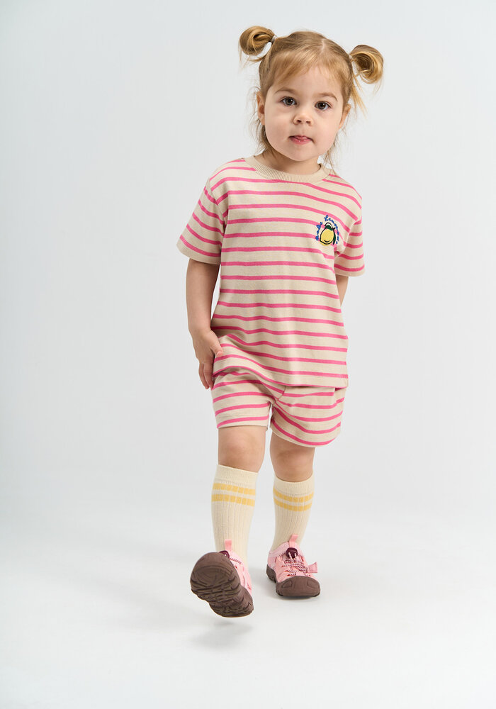 The New TNSTSannah Shorts Carmine Rose Striped