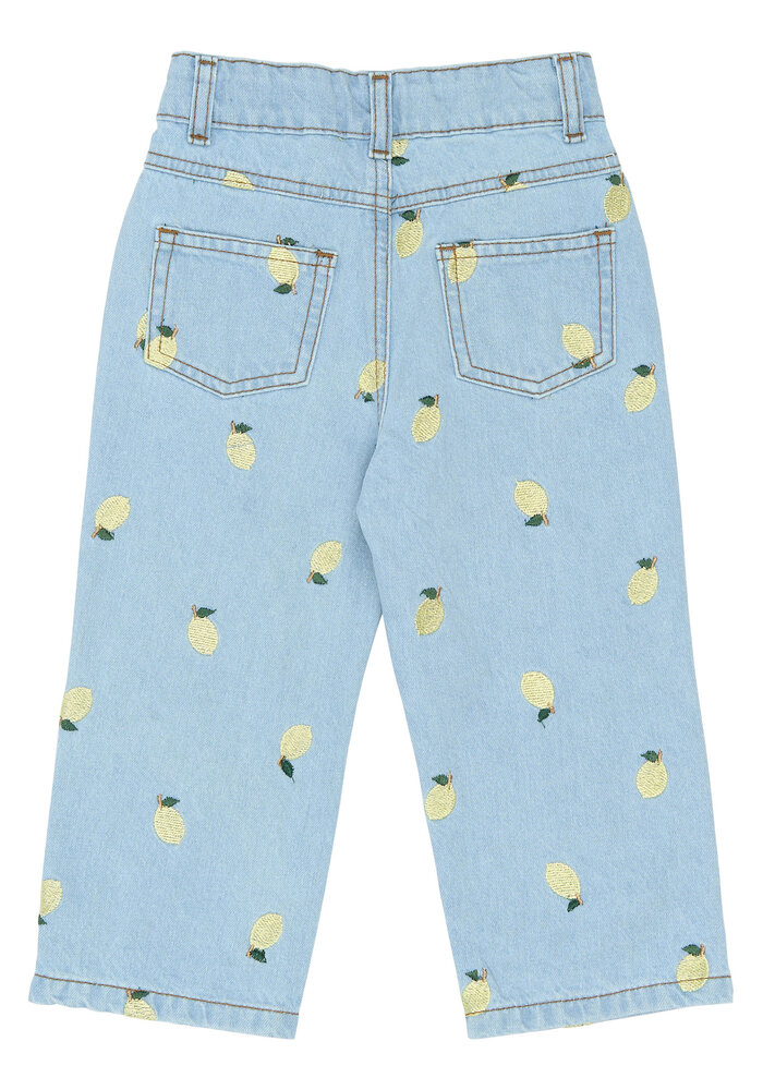 The New TNSTSaja Wide Jeans Light Blue Denim EMB