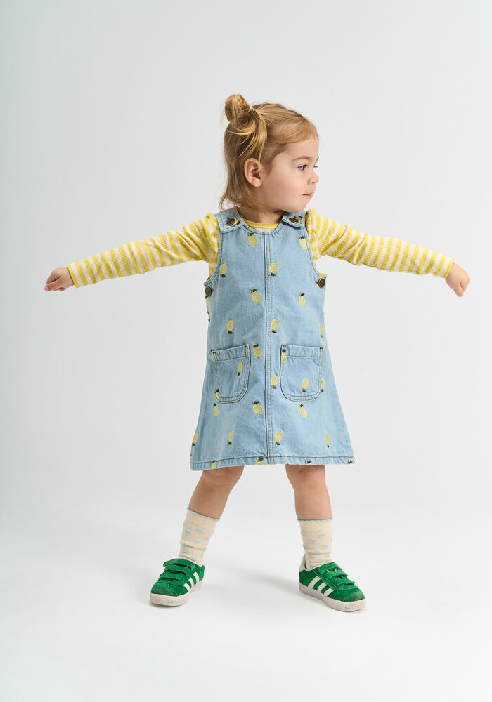 The New TNSTSaja S_L Denim Dress Light Blue Denim EMB