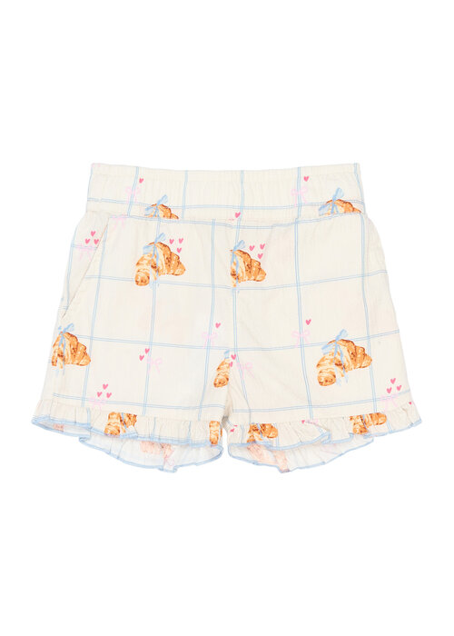 The New The New TNSTSilke Shorts Gardenia AOP