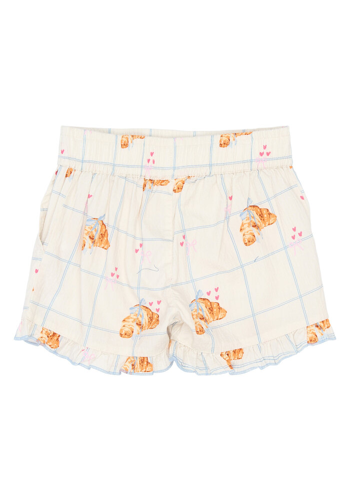 The New TNSTSilke Shorts Gardenia AOP